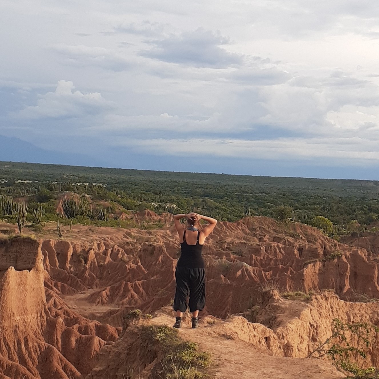 Woman on a desert